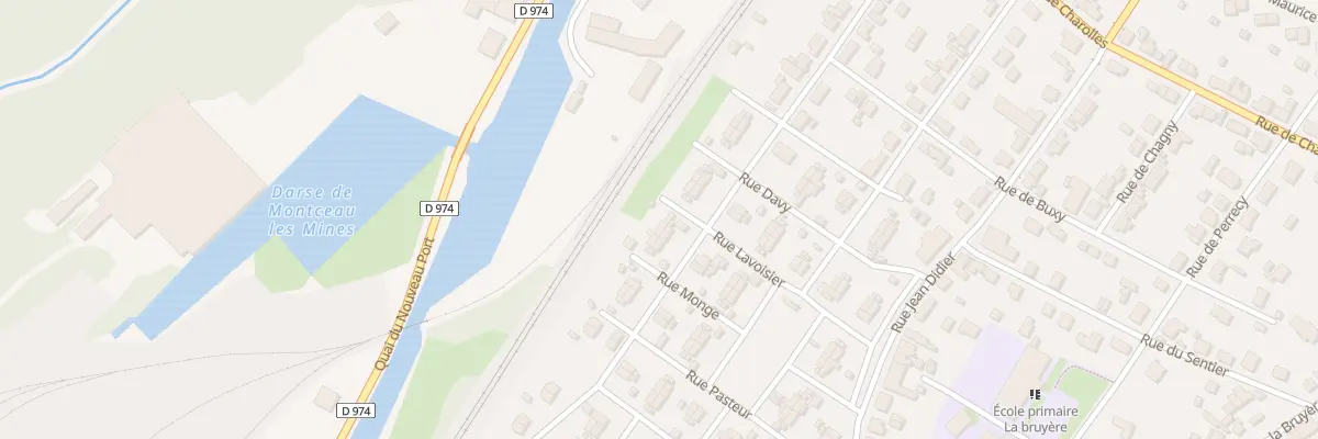 Plan du 2 Rue Lavoisier à Montceau-les-Mines
