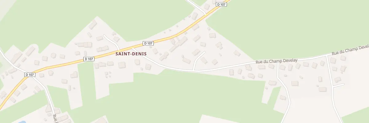 Plan du 5 Rue du Champ Develay à Curgy