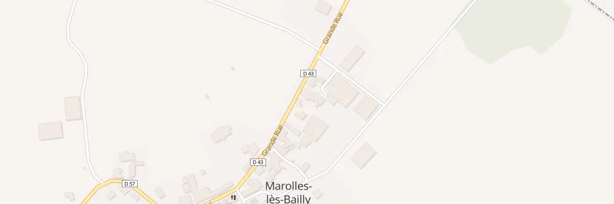 Plan du 22 Gr Grande Rue à Marolles-lès-Bailly