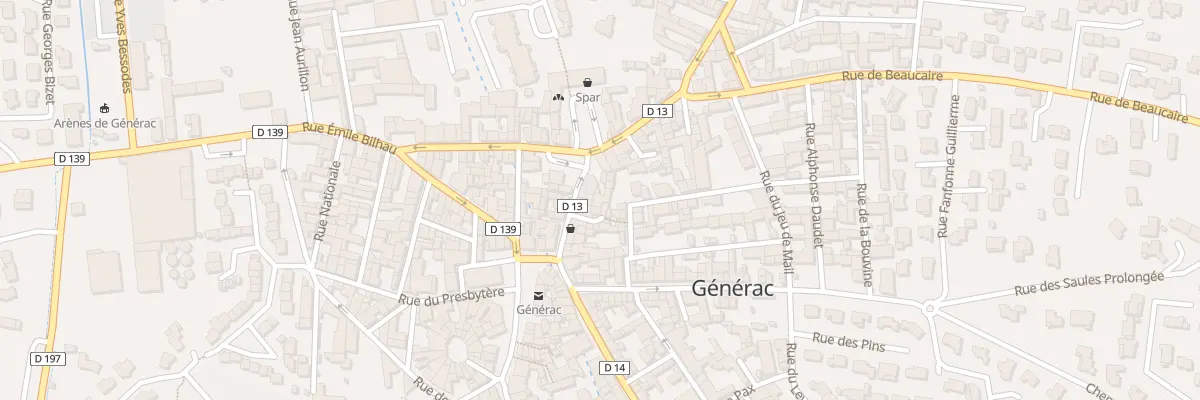 Plan du 18 Rue des Marchands à Générac