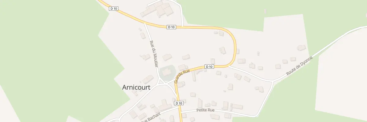 Plan du 23 Rue Grande Rue à Arnicourt