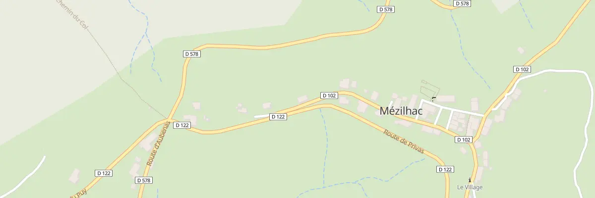 Plan du 5057 Le Village à Mézilhac