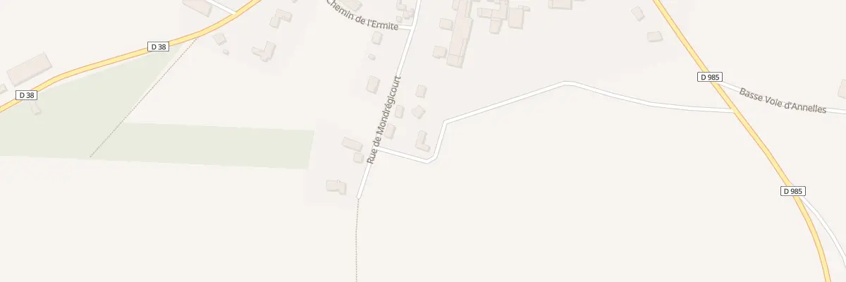 Plan du 19 Rue de Mondregicourt à Perthes