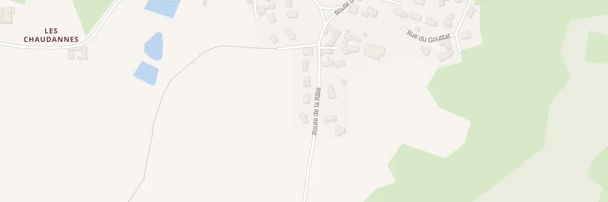 Plan du 372 Rte de la Rate à Maringes
