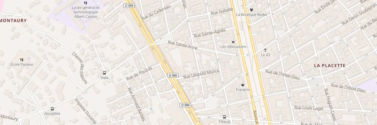 Plan du 36B Rue Florian à Nîmes