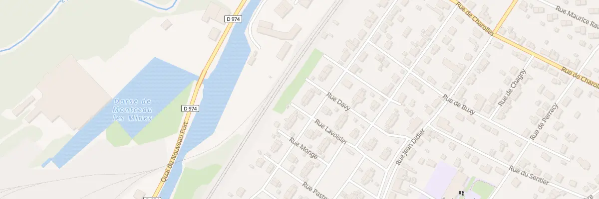 Plan du 1 Rue Lavoisier à Montceau-les-Mines