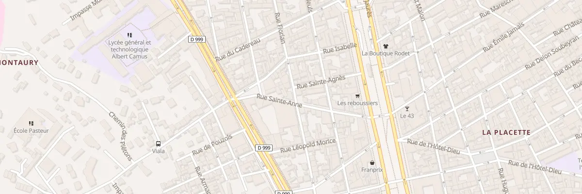 Plan du 34B Rue Florian à Nîmes