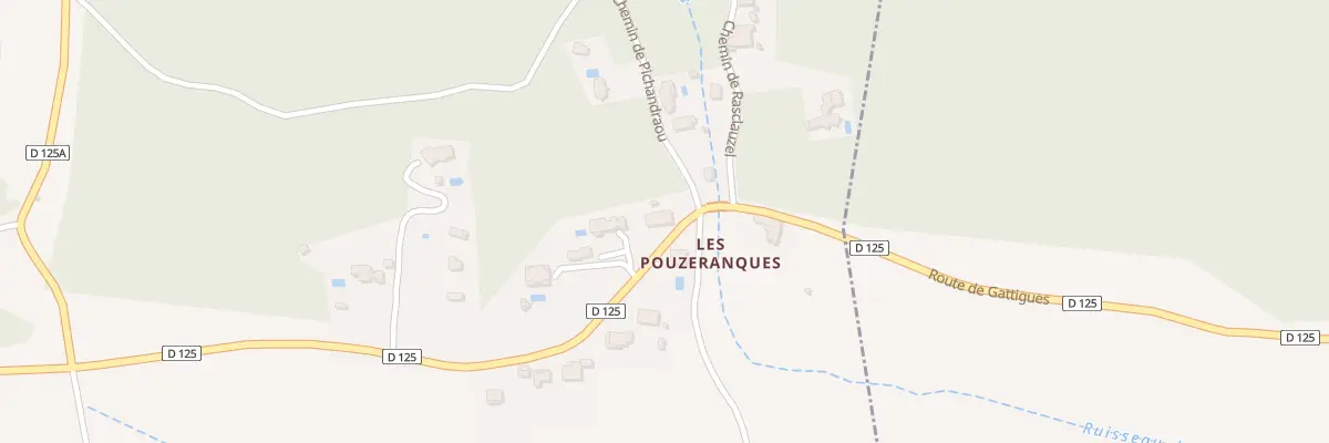 Plan du 5081 Pichandraou à Aigaliers