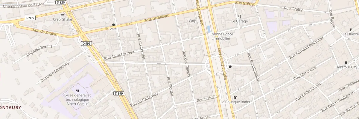 Plan du 14 Rue Traversière à Nîmes