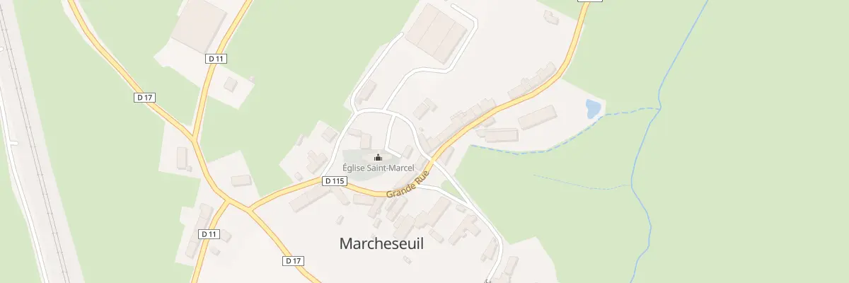 Plan du 5 Grande Rue à Marcheseuil