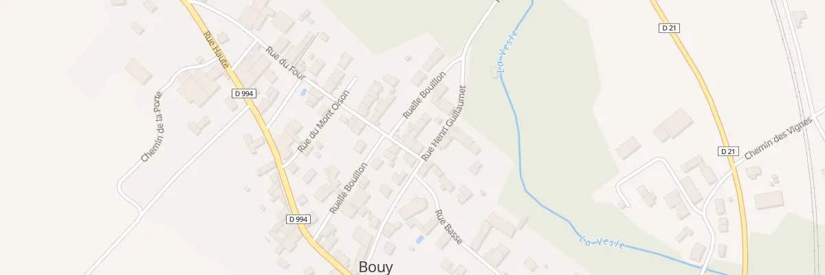 Plan du 7 Rue Henri Guillaumet à Bouy