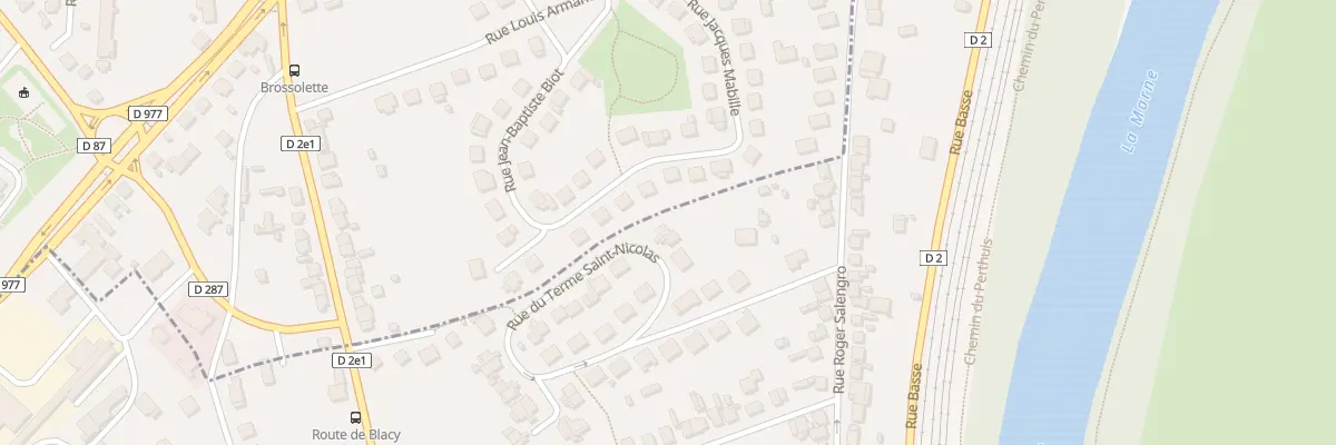 Plan du 4 Rue du Terme Saint-Nicolas à Compertrix
