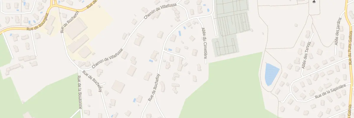 Plan du 11 Rue de Rochefoy à Saint-Étienne