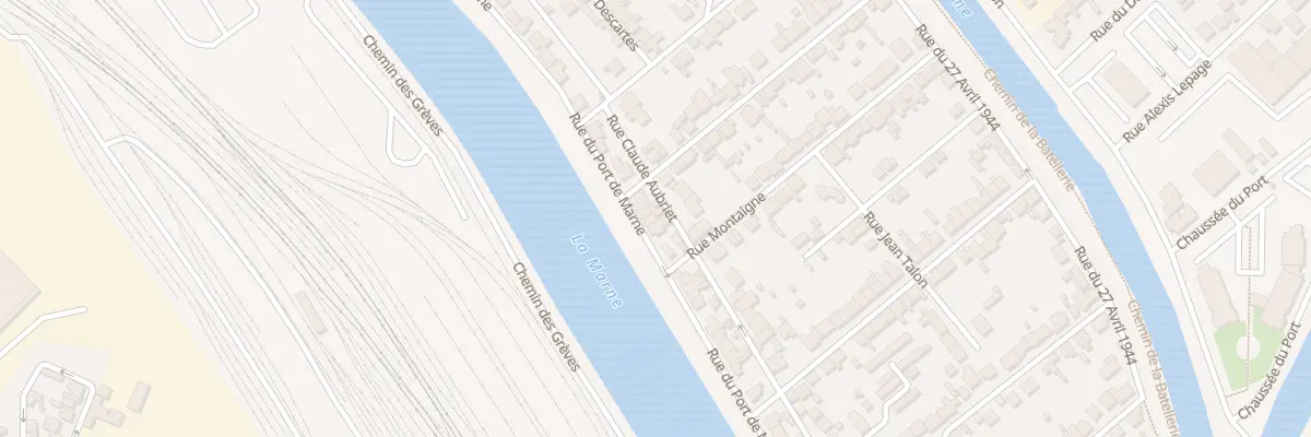 Plan du 58 Rue du Port de Marne à Châlons-en-Champagne