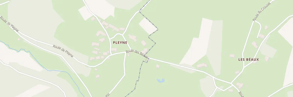 Plan du 43 Rte des Beaux au Mas-de-Tence