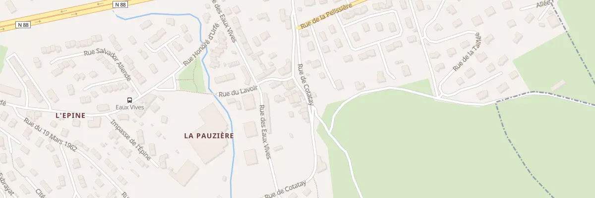 Plan du 12 Rue Marcel Faure au Chambon-Feugerolles
