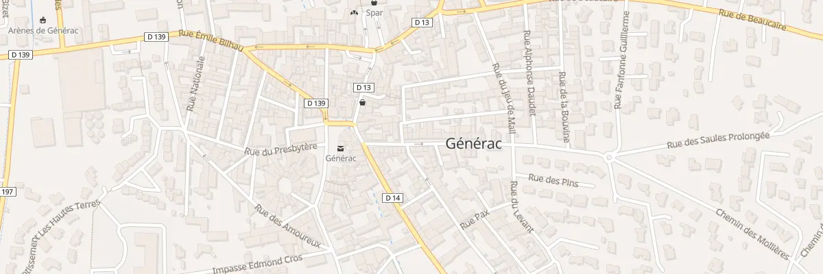Plan du 7 Rue des Saules à Générac