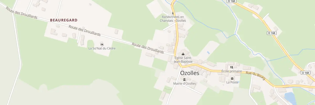 Plan des Drouillards à Ozolles