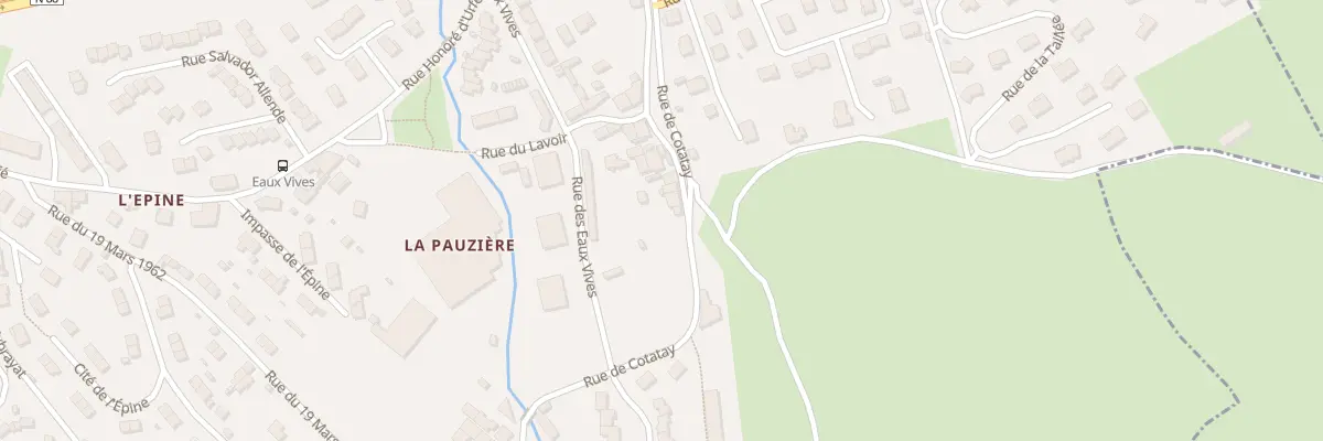 Plan du 52 Rue de Cotatay au Chambon-Feugerolles