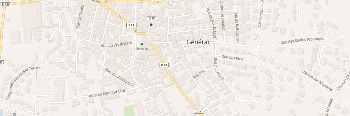 Plan du 14 Rue du Docteur Fadat à Générac