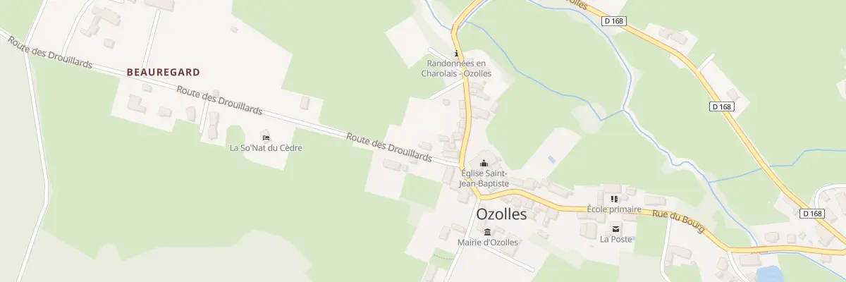 Plan du 40 Rte des Drouillards à Ozolles