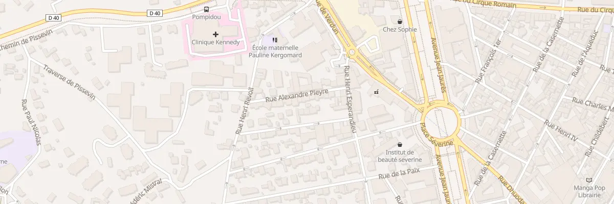 Plan du 11 Rue Alexandre Pieyre à Nîmes