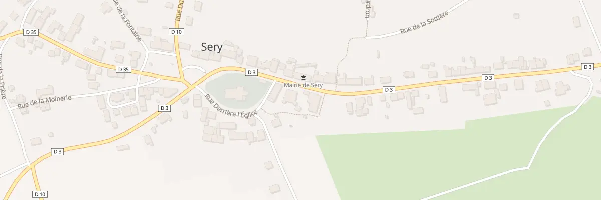 Plan du 4 Rue du Bourg Pillery à Sery