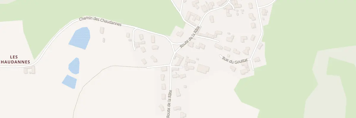 Plan du 257 Rte de la Rate à Maringes