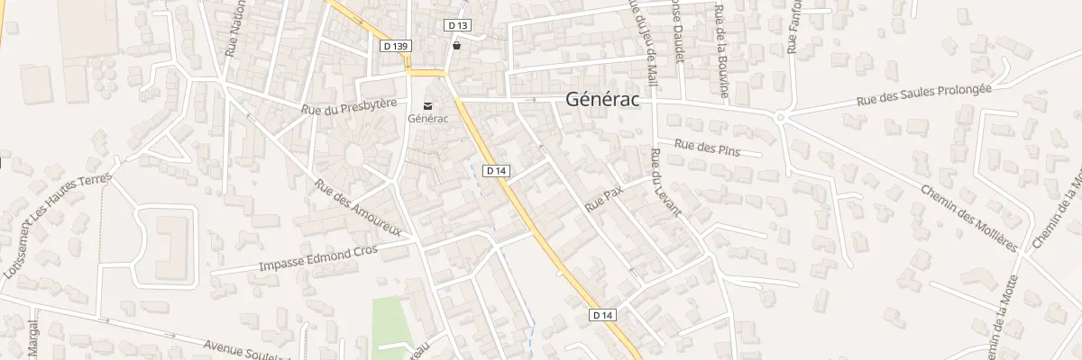 Plan du 6 Rue du Docteur Cartoux à Générac