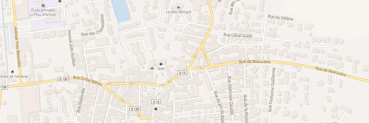 Plan du 59 Gr Grand Rue à Générac