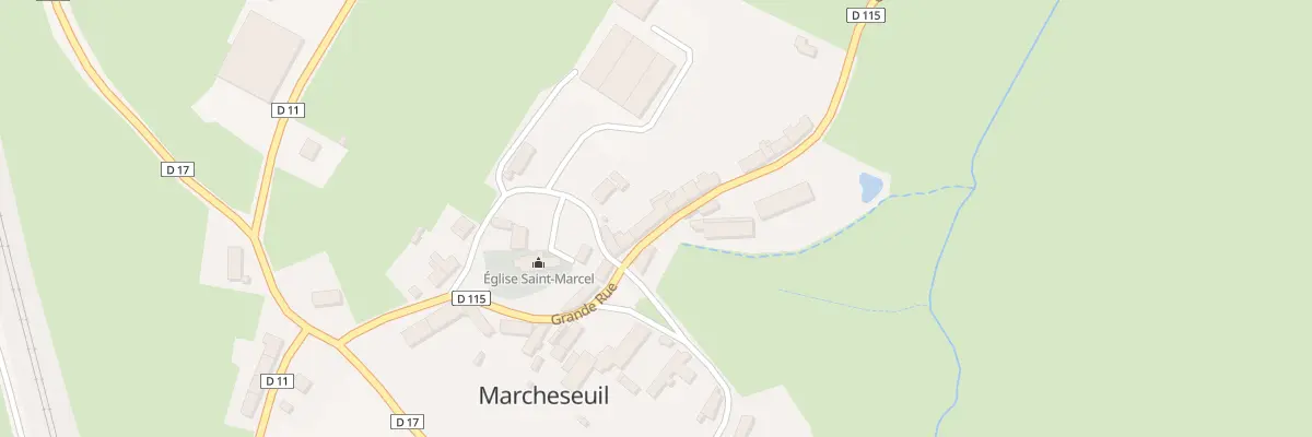 Plan du 7 Grande Rue à Marcheseuil