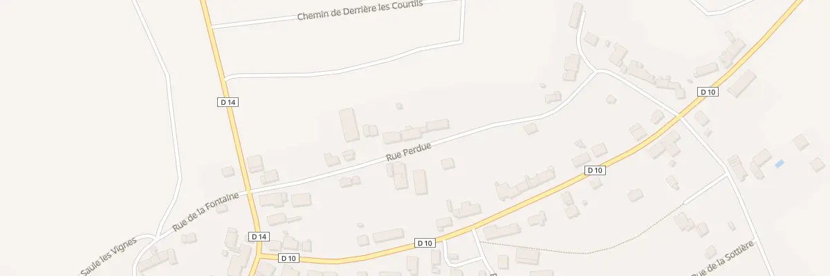 Plan du 11 Rue Perdue à Sery