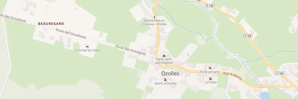 Plan du 20 Rte des Drouillards à Ozolles