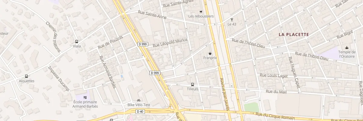 Plan du 18 Rue Sainte-Catherine à Nîmes