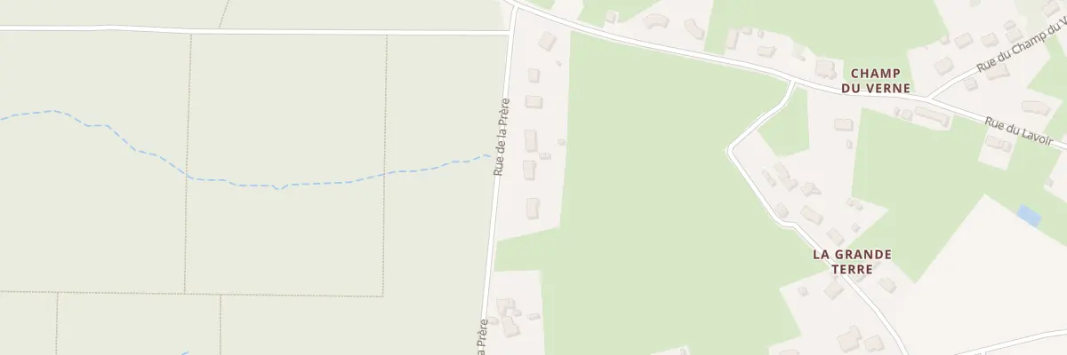 Plan du 9 Rue de la Prère à Pouilloux