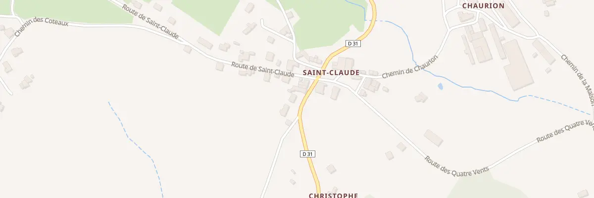 Plan du 879 Rte de Chauffailles à Belmont-de-la-Loire