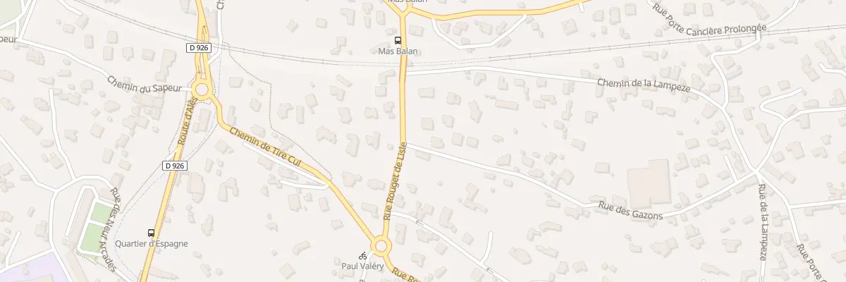 Plan du 24 Rue des Gazons à Nîmes