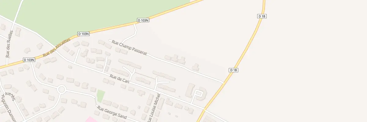 Plan du 10 Rue Champ Passerat à Semur-en-Auxois