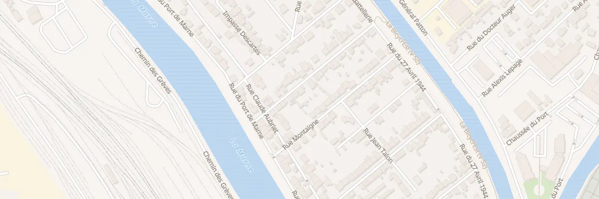 Plan du 16 Rue Maxime David à Châlons-en-Champagne