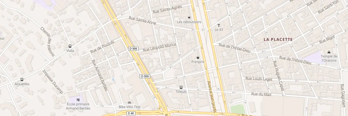 Plan du 14 Rue Sainte-Catherine à Nîmes