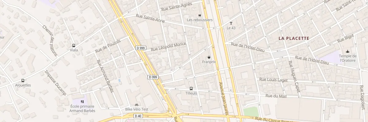 Plan du 14B Rue Sainte-Catherine à Nîmes