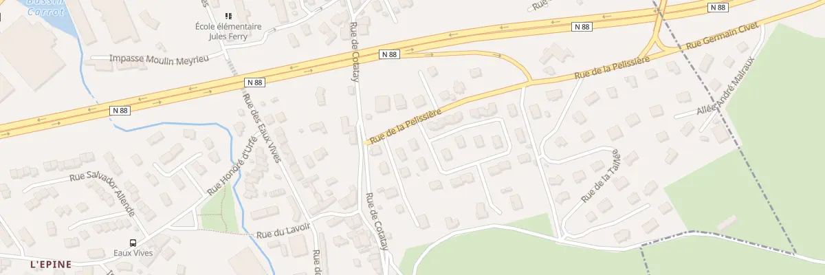 Plan du 1 Rue Georges Mély au Chambon-Feugerolles