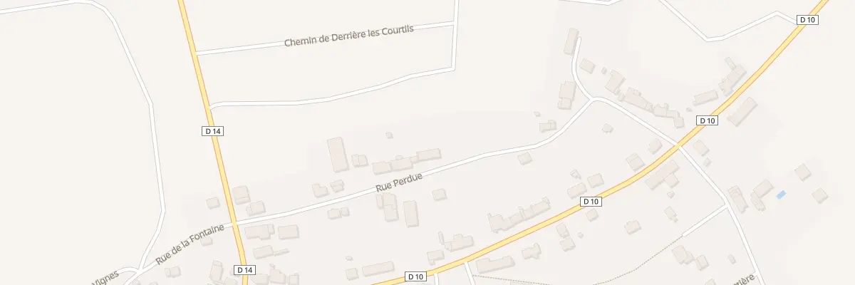 Plan du 13 Rue Perdue à Sery