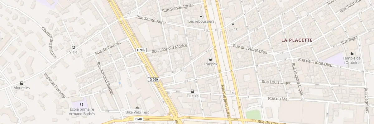 Plan du 12 Rue Sainte-Catherine à Nîmes