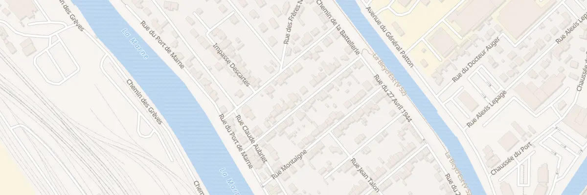 Plan du 21 Rue Maxime David à Châlons-en-Champagne