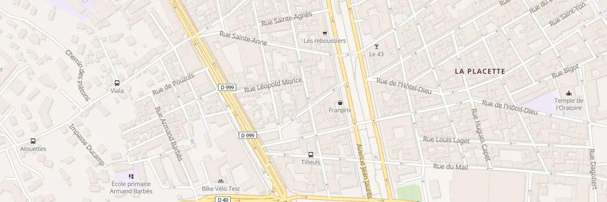 Plan du 10 Rue Sainte-Catherine à Nîmes