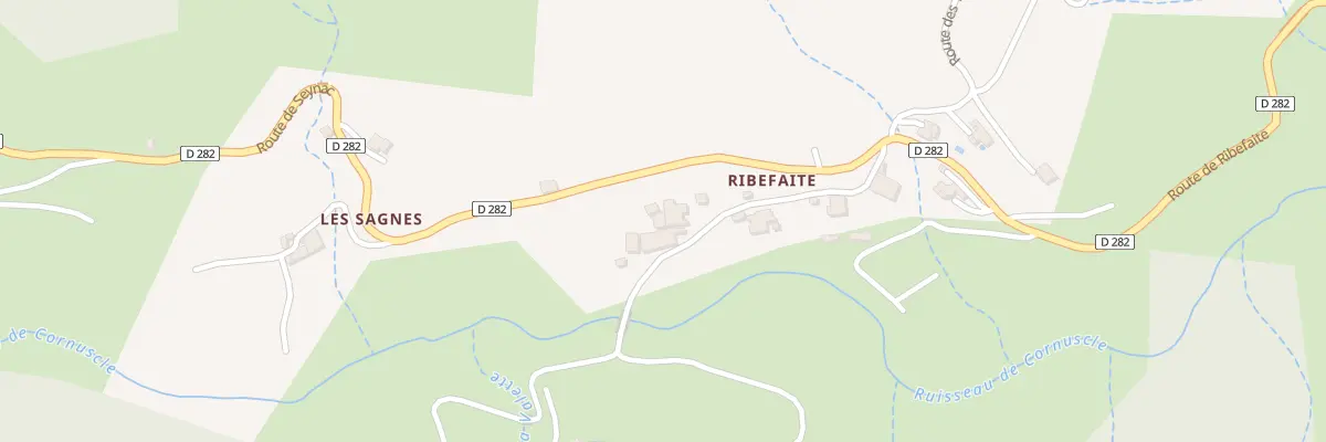 Plan du 1180 Rte de Ribefaite à Mariac