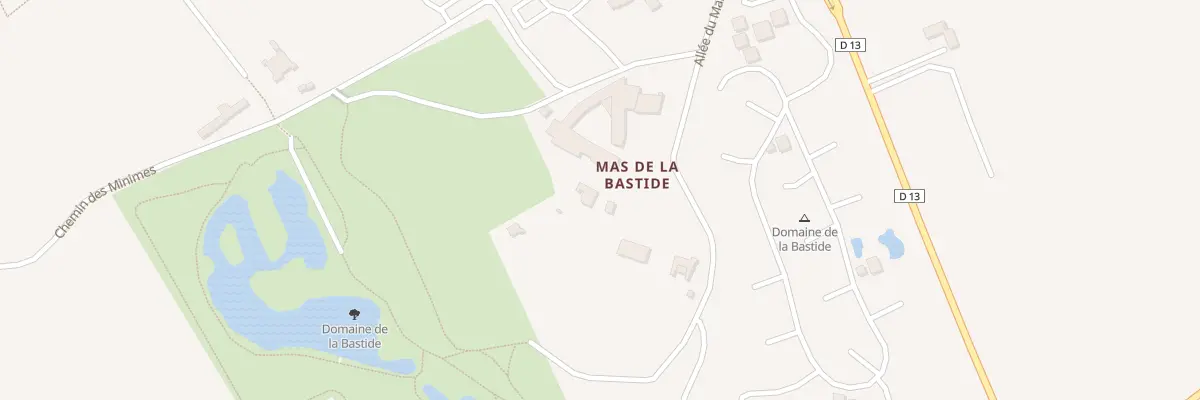 Plan du 254T All du Mas de la Bastide à Nîmes