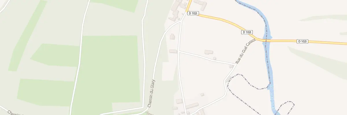 Plan du 14 Grande Rue de Vertault à Vertault