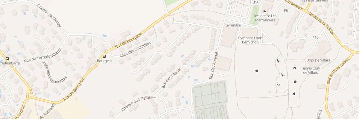 Plan du 8 Rue des Tilleuls à Villars
